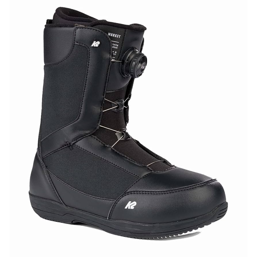 K2/スノーボード/boa/ブーツ/Market/メンズ K2 Market Mens Snowboard Boots, Black, 8.5, Boots - Amazon